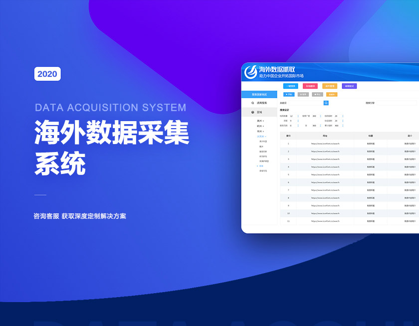 軟件定制開發(fā)：外貿(mào)行業(yè)數(shù)據(jù)采集軟件
